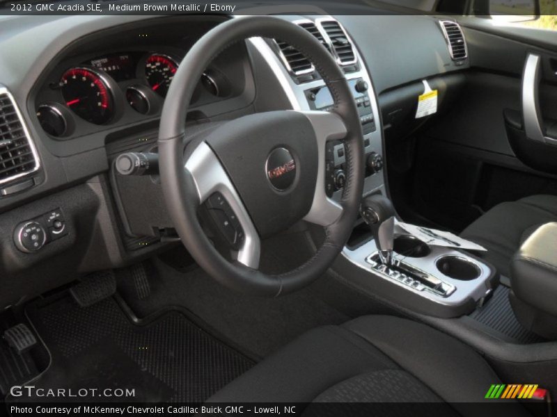 Medium Brown Metallic / Ebony 2012 GMC Acadia SLE
