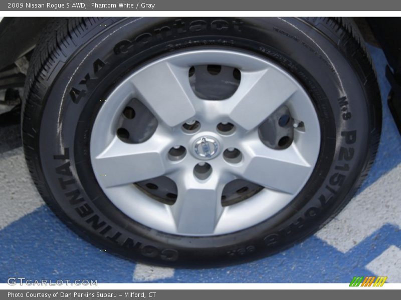 Phantom White / Gray 2009 Nissan Rogue S AWD