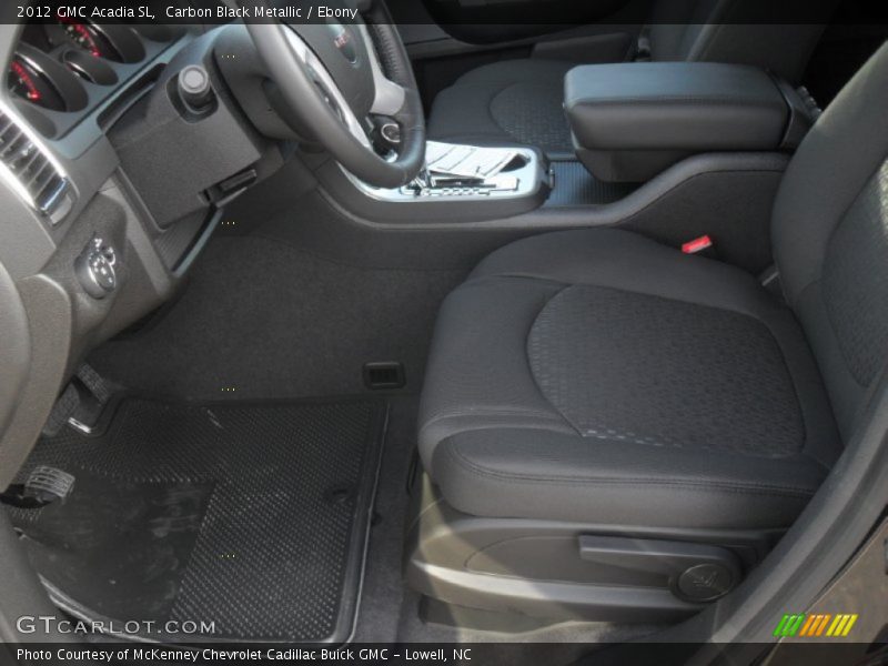Carbon Black Metallic / Ebony 2012 GMC Acadia SL