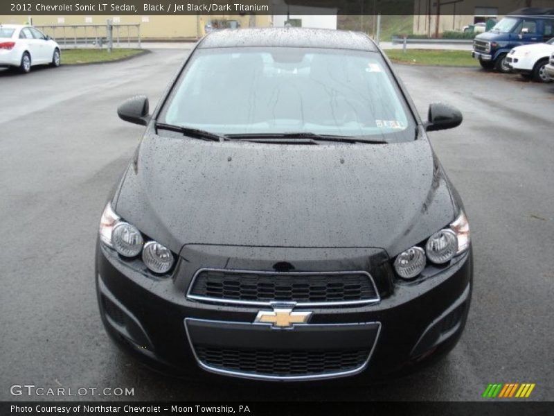 Black / Jet Black/Dark Titanium 2012 Chevrolet Sonic LT Sedan