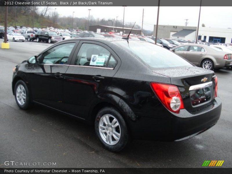 Black / Jet Black/Dark Titanium 2012 Chevrolet Sonic LT Sedan