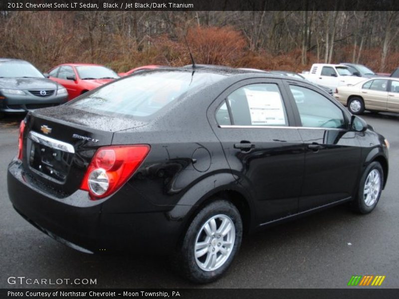 Black / Jet Black/Dark Titanium 2012 Chevrolet Sonic LT Sedan