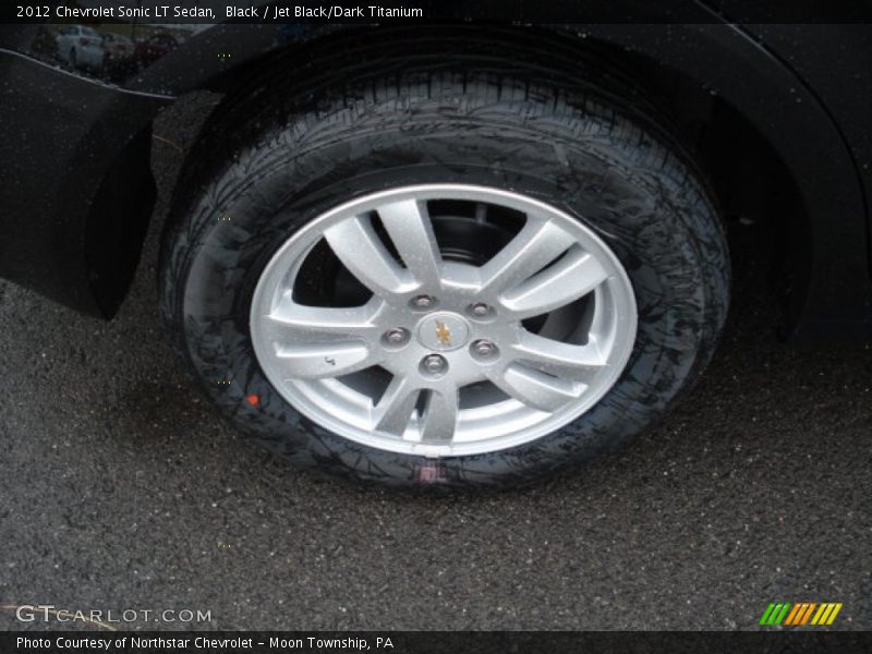 Black / Jet Black/Dark Titanium 2012 Chevrolet Sonic LT Sedan
