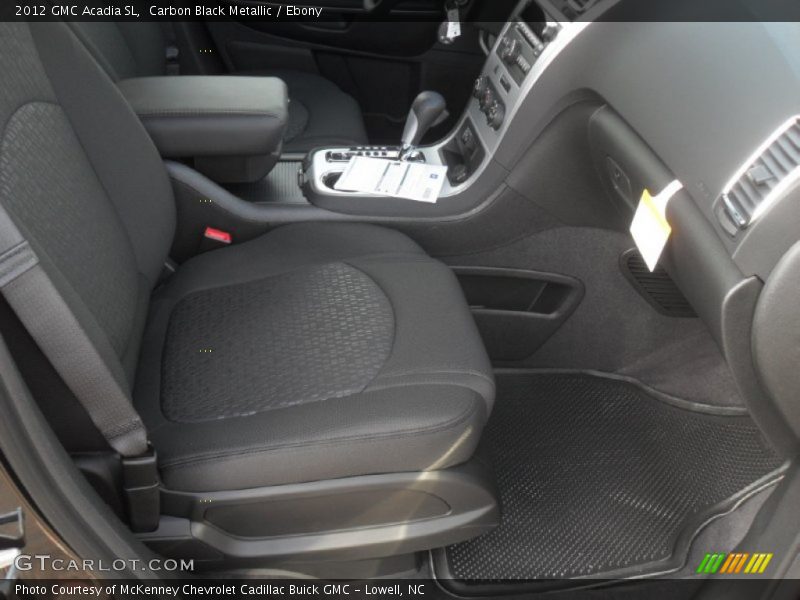 Carbon Black Metallic / Ebony 2012 GMC Acadia SL