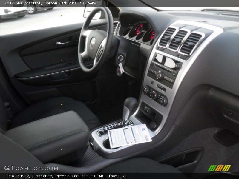Carbon Black Metallic / Ebony 2012 GMC Acadia SL