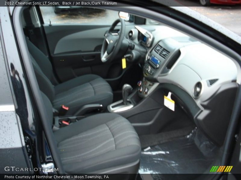 Black / Jet Black/Dark Titanium 2012 Chevrolet Sonic LT Sedan