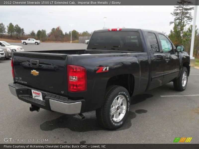 Imperial Blue Metallic / Ebony 2012 Chevrolet Silverado 1500 LT Extended Cab