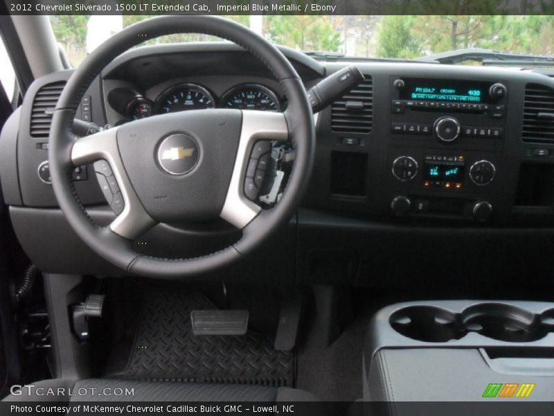 Imperial Blue Metallic / Ebony 2012 Chevrolet Silverado 1500 LT Extended Cab