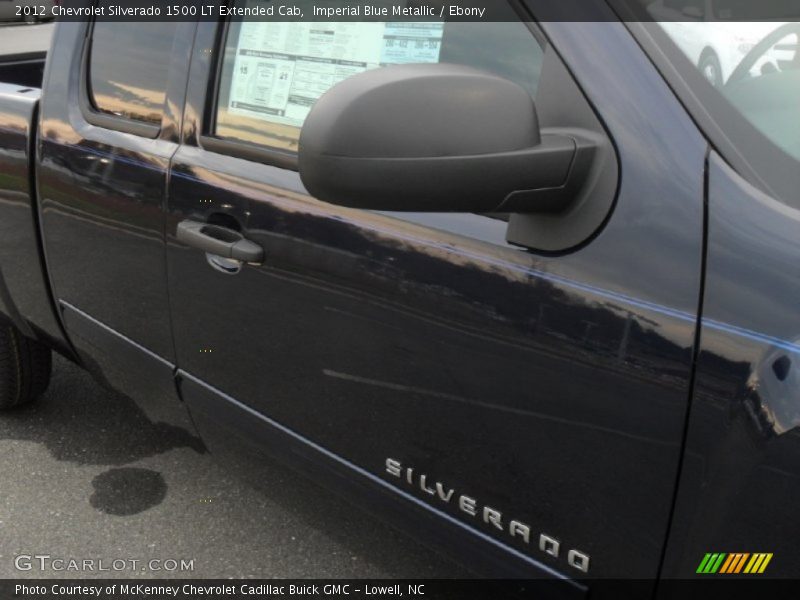 Imperial Blue Metallic / Ebony 2012 Chevrolet Silverado 1500 LT Extended Cab