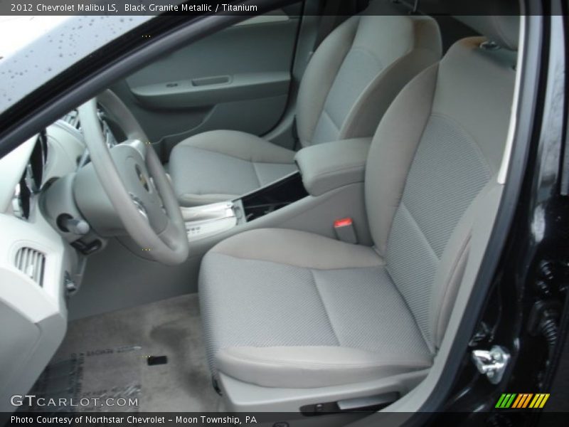 Black Granite Metallic / Titanium 2012 Chevrolet Malibu LS