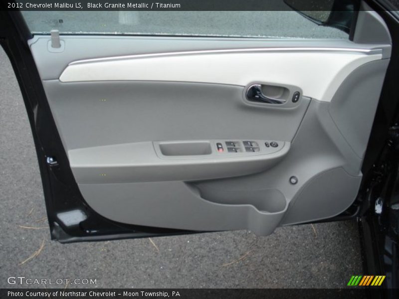 Black Granite Metallic / Titanium 2012 Chevrolet Malibu LS