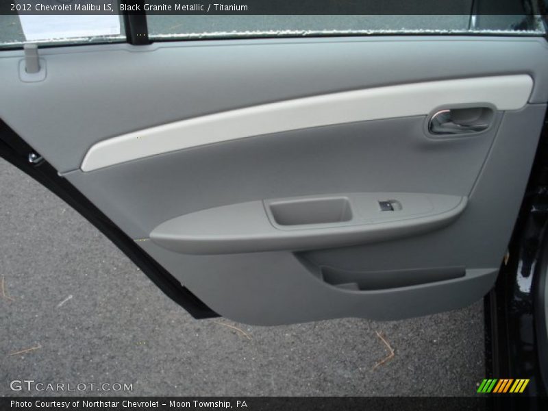 Black Granite Metallic / Titanium 2012 Chevrolet Malibu LS