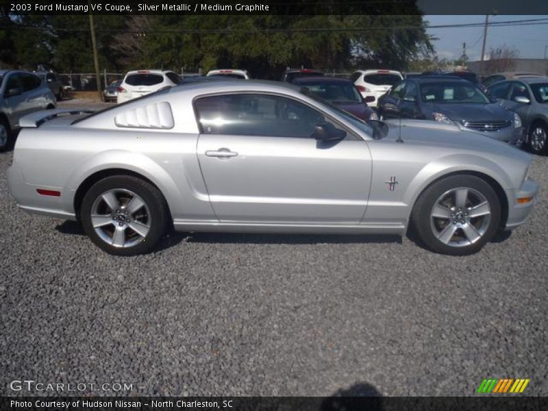Silver Metallic / Medium Graphite 2003 Ford Mustang V6 Coupe