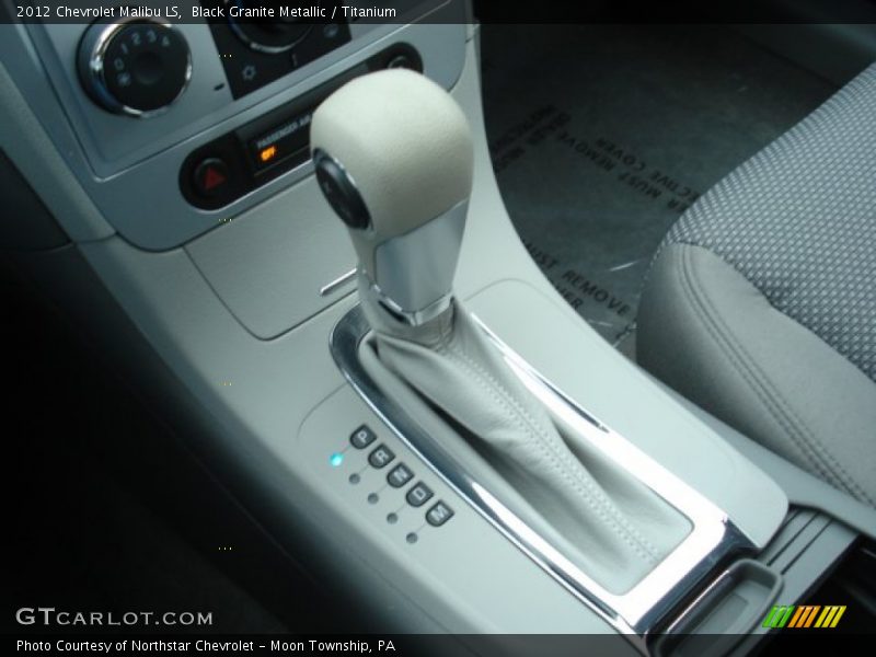 Black Granite Metallic / Titanium 2012 Chevrolet Malibu LS