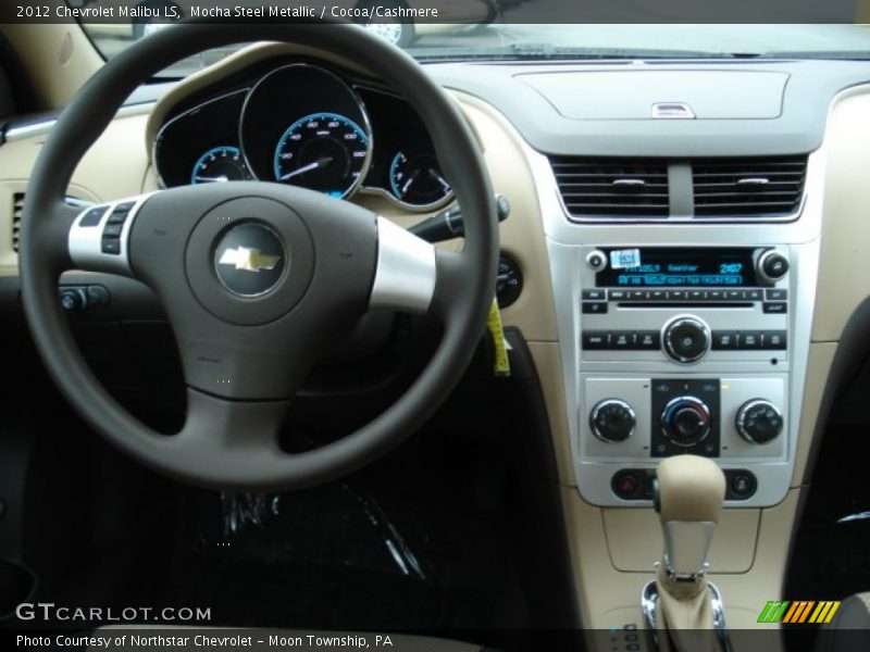 Mocha Steel Metallic / Cocoa/Cashmere 2012 Chevrolet Malibu LS