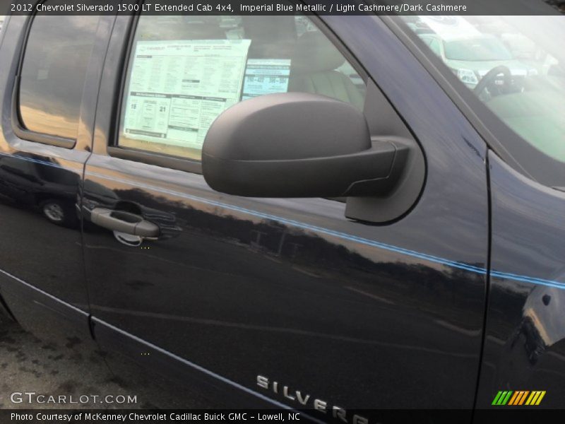 Imperial Blue Metallic / Light Cashmere/Dark Cashmere 2012 Chevrolet Silverado 1500 LT Extended Cab 4x4