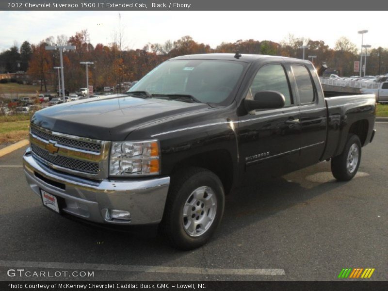Black / Ebony 2012 Chevrolet Silverado 1500 LT Extended Cab