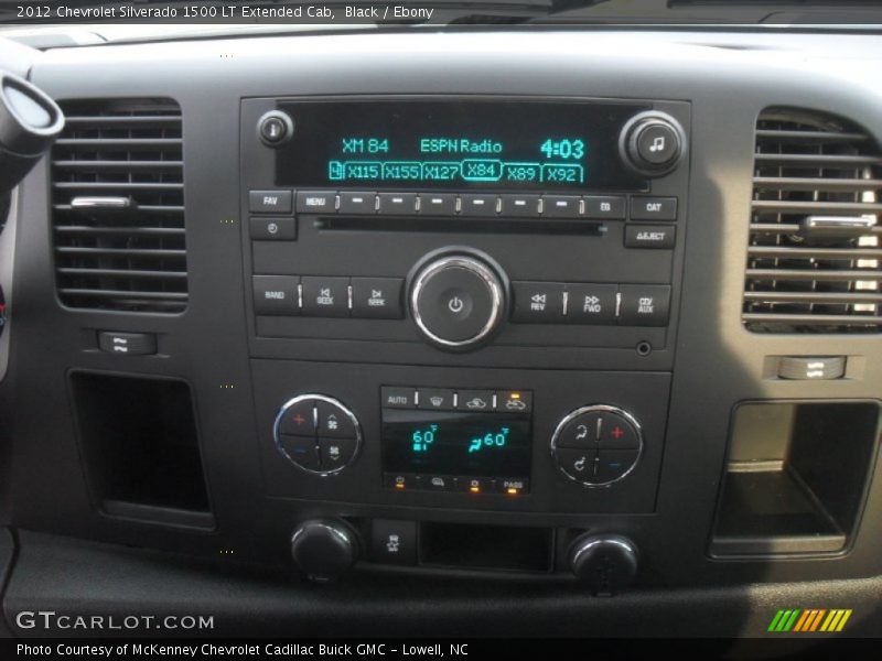Black / Ebony 2012 Chevrolet Silverado 1500 LT Extended Cab