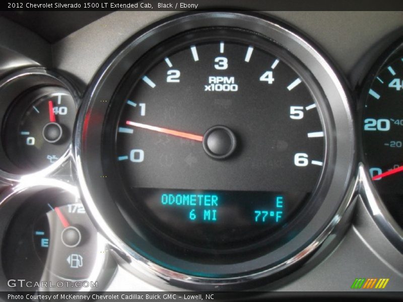 Black / Ebony 2012 Chevrolet Silverado 1500 LT Extended Cab