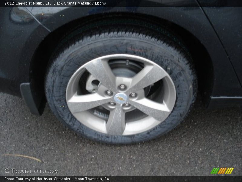 Black Granite Metallic / Ebony 2012 Chevrolet Malibu LT