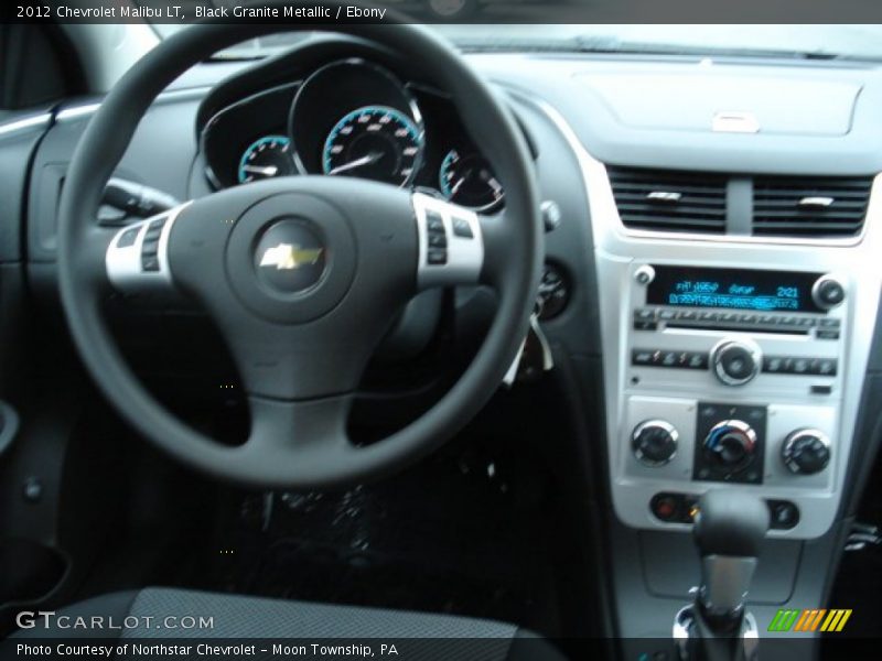 Black Granite Metallic / Ebony 2012 Chevrolet Malibu LT