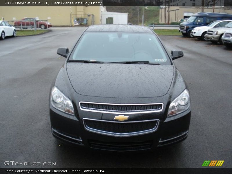Black Granite Metallic / Ebony 2012 Chevrolet Malibu LT