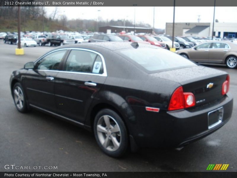 Black Granite Metallic / Ebony 2012 Chevrolet Malibu LT