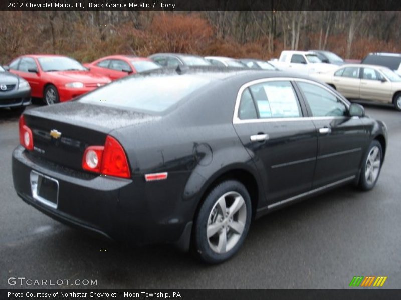 Black Granite Metallic / Ebony 2012 Chevrolet Malibu LT