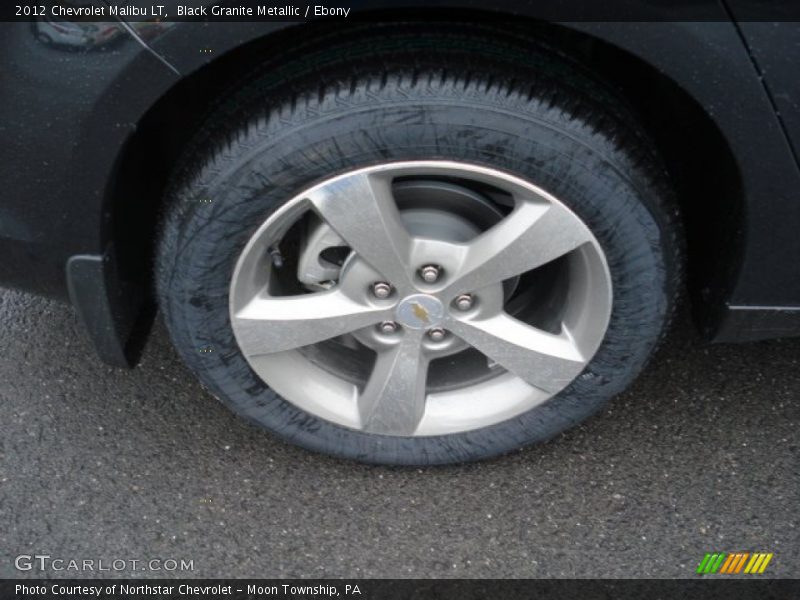 Black Granite Metallic / Ebony 2012 Chevrolet Malibu LT