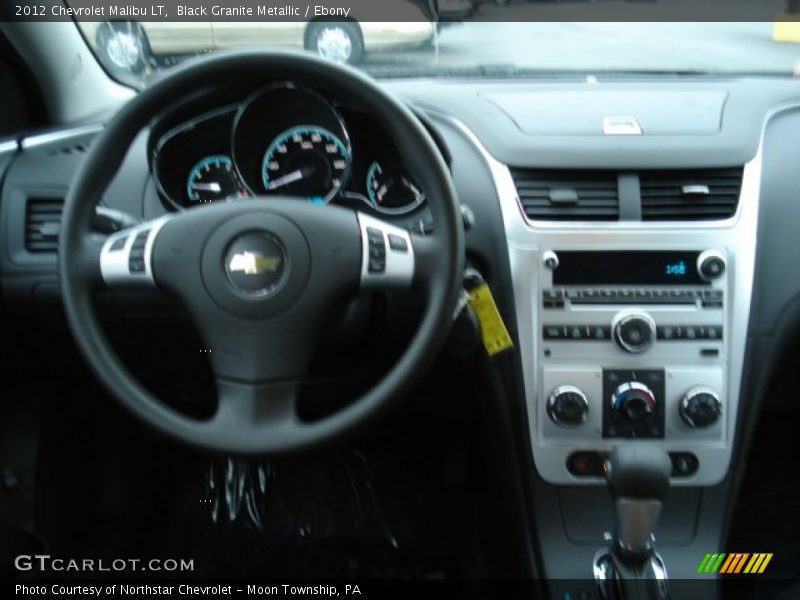 Black Granite Metallic / Ebony 2012 Chevrolet Malibu LT