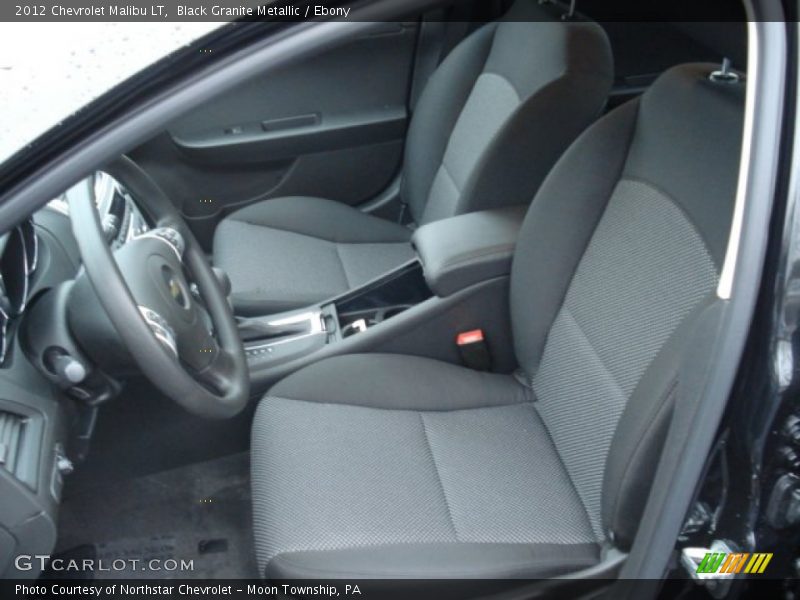 Black Granite Metallic / Ebony 2012 Chevrolet Malibu LT