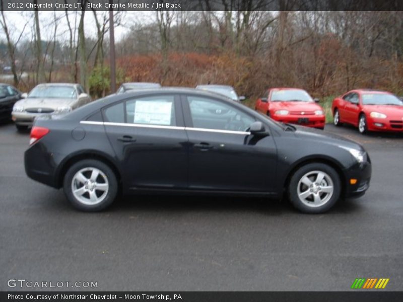 Black Granite Metallic / Jet Black 2012 Chevrolet Cruze LT
