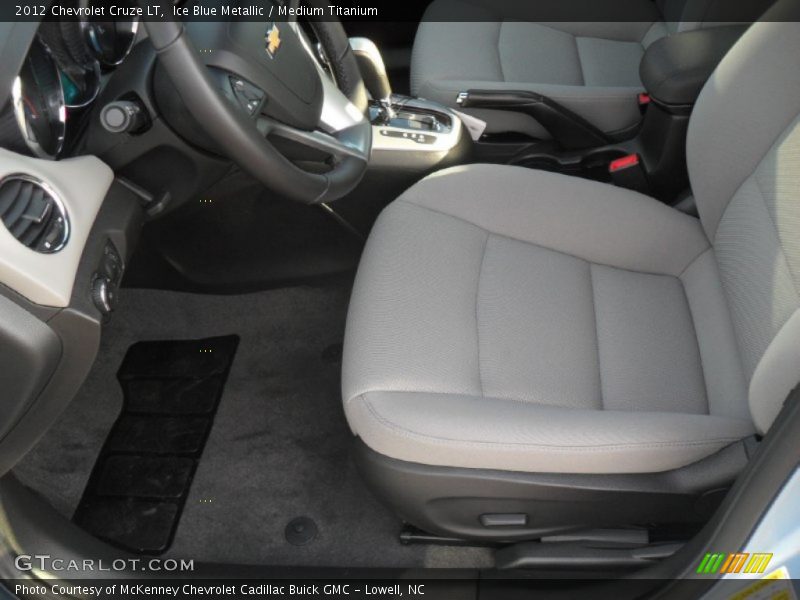 Ice Blue Metallic / Medium Titanium 2012 Chevrolet Cruze LT