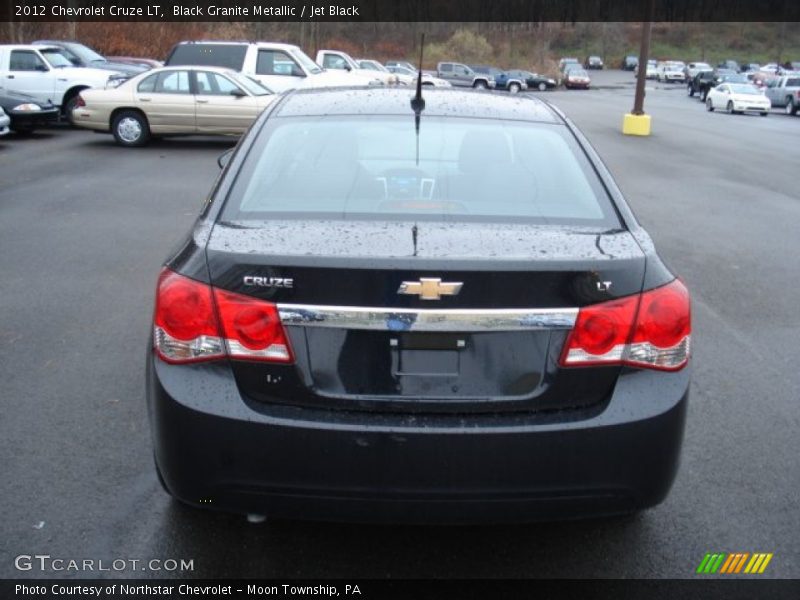Black Granite Metallic / Jet Black 2012 Chevrolet Cruze LT
