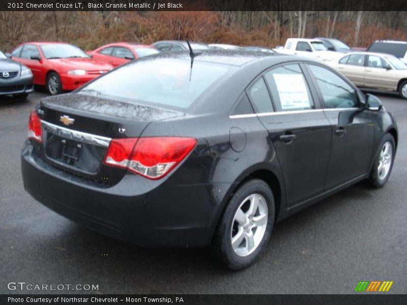 Black Granite Metallic / Jet Black 2012 Chevrolet Cruze LT
