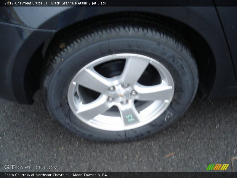 Black Granite Metallic / Jet Black 2012 Chevrolet Cruze LT