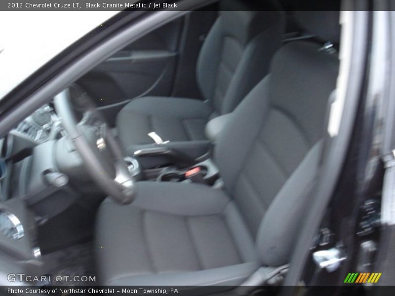 Black Granite Metallic / Jet Black 2012 Chevrolet Cruze LT