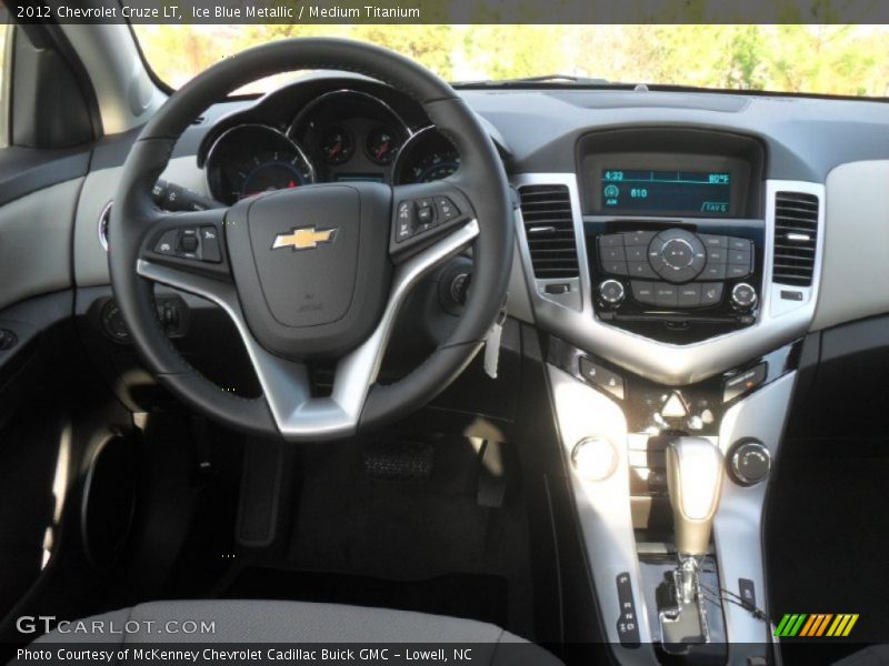 Ice Blue Metallic / Medium Titanium 2012 Chevrolet Cruze LT