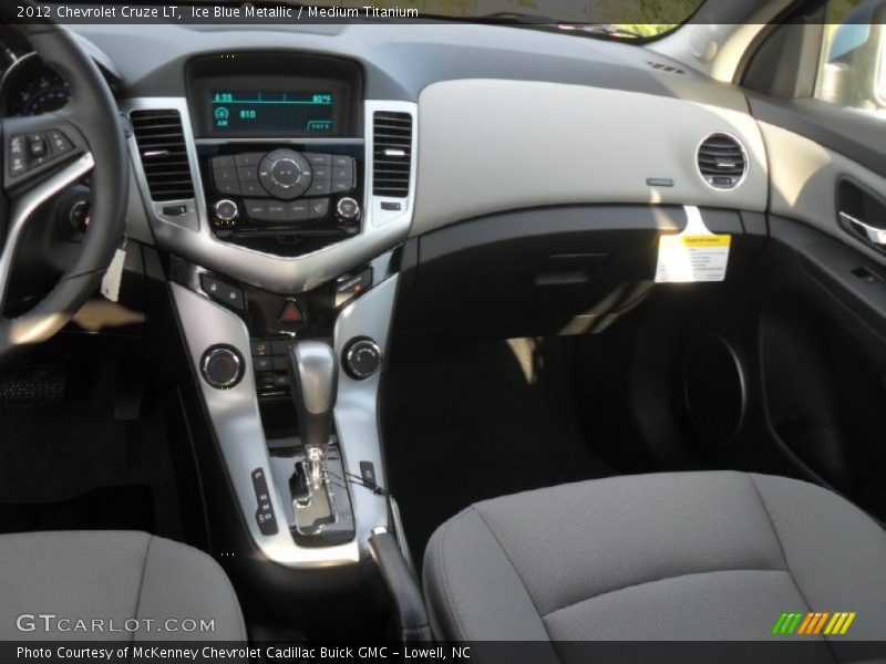 Ice Blue Metallic / Medium Titanium 2012 Chevrolet Cruze LT