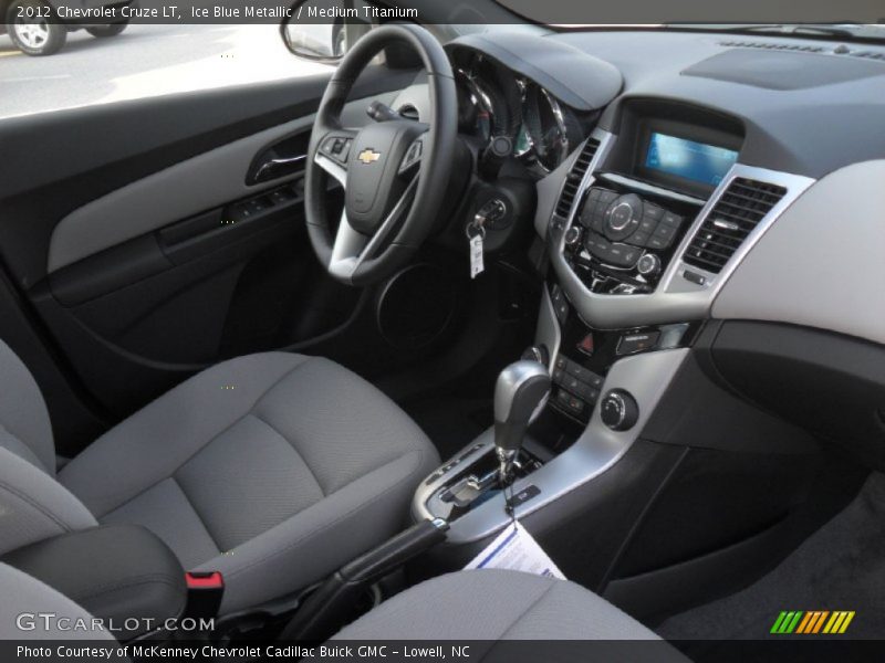 Ice Blue Metallic / Medium Titanium 2012 Chevrolet Cruze LT