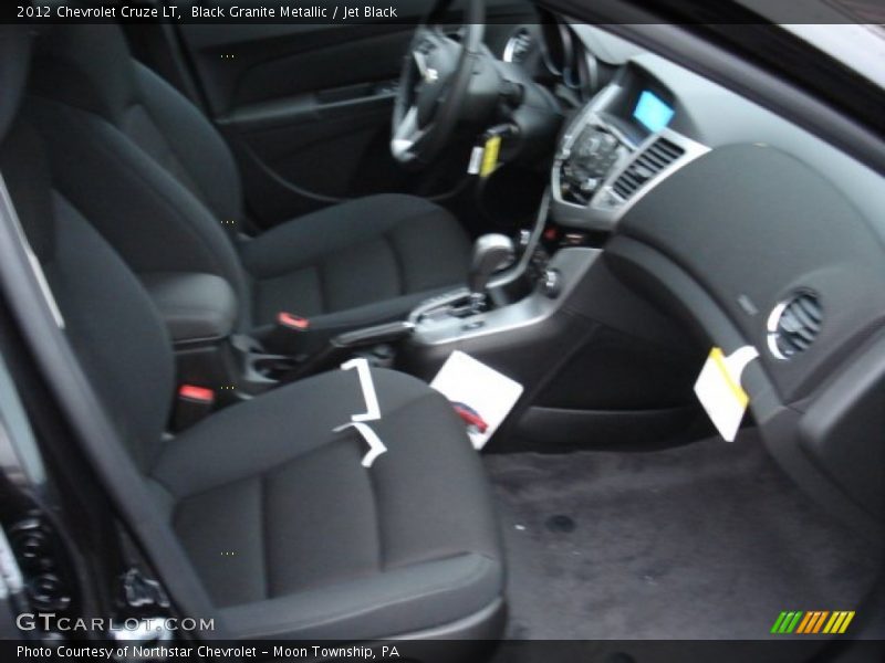 Black Granite Metallic / Jet Black 2012 Chevrolet Cruze LT