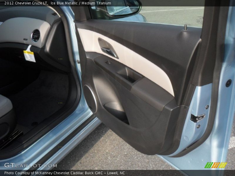 Ice Blue Metallic / Medium Titanium 2012 Chevrolet Cruze LT