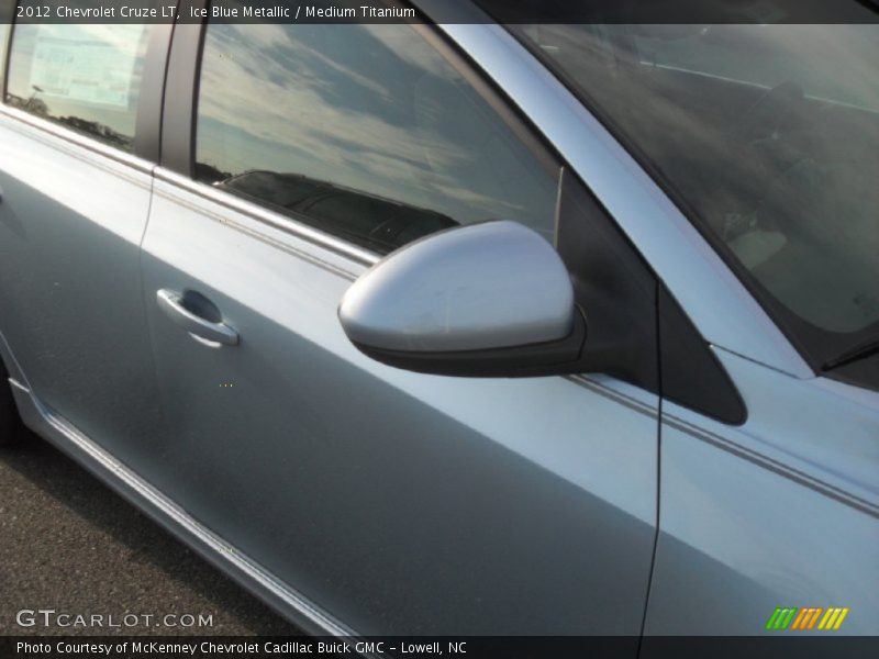 Ice Blue Metallic / Medium Titanium 2012 Chevrolet Cruze LT