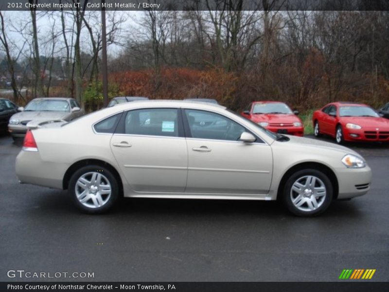 Gold Mist Metallic / Ebony 2012 Chevrolet Impala LT