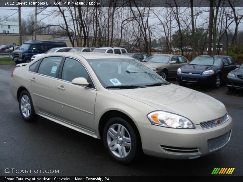Gold Mist Metallic / Ebony 2012 Chevrolet Impala LT