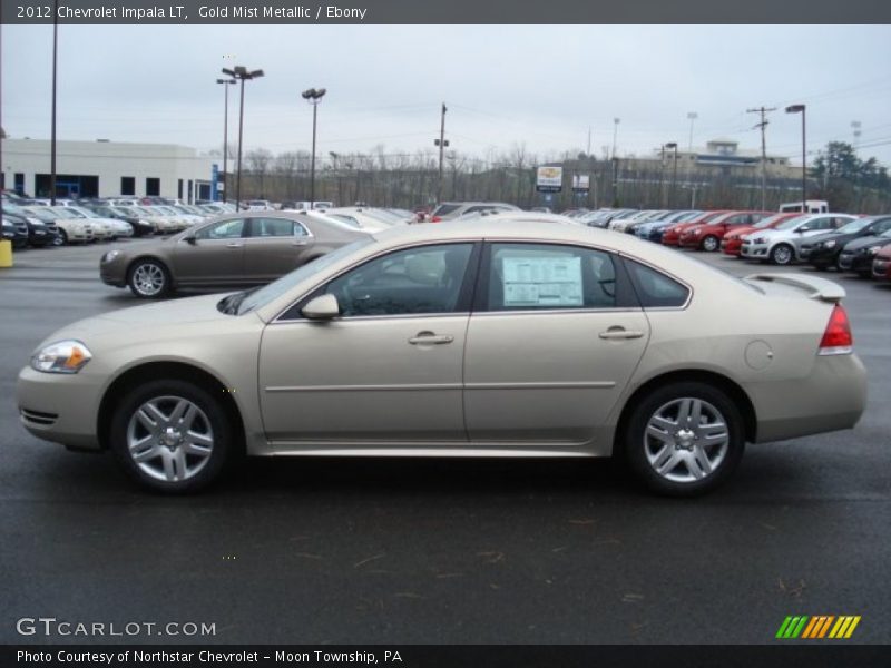 Gold Mist Metallic / Ebony 2012 Chevrolet Impala LT