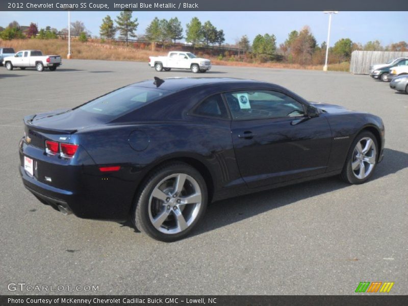 Imperial Blue Metallic / Black 2012 Chevrolet Camaro SS Coupe