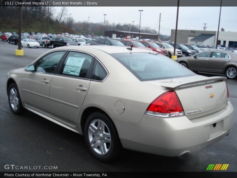 Gold Mist Metallic / Ebony 2012 Chevrolet Impala LT