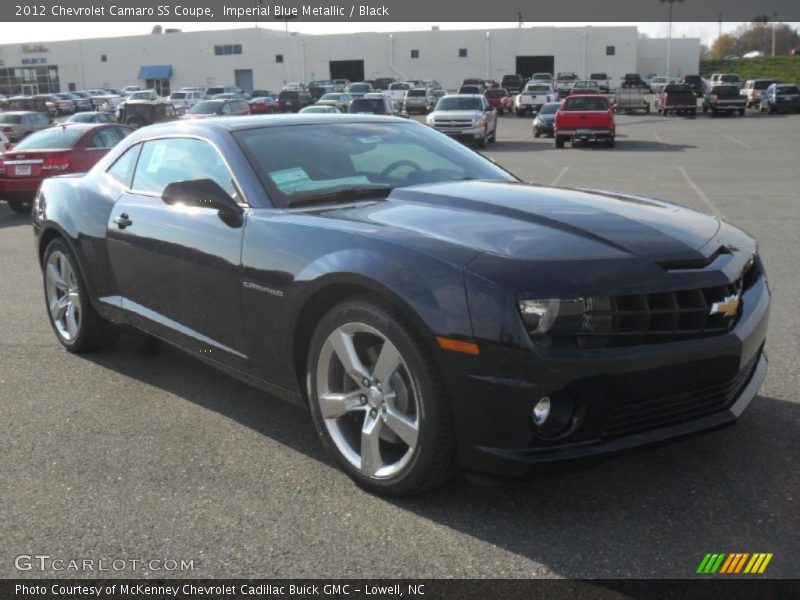 Imperial Blue Metallic / Black 2012 Chevrolet Camaro SS Coupe