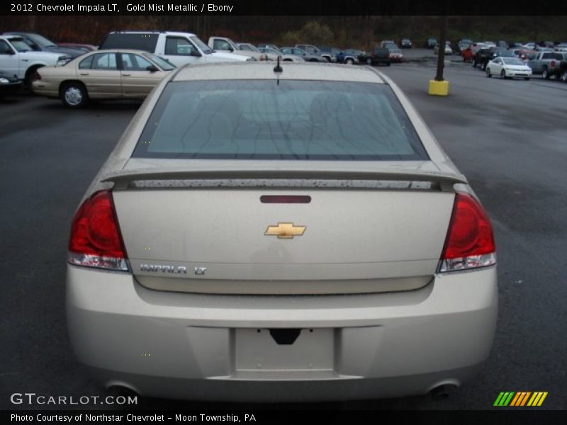 Gold Mist Metallic / Ebony 2012 Chevrolet Impala LT